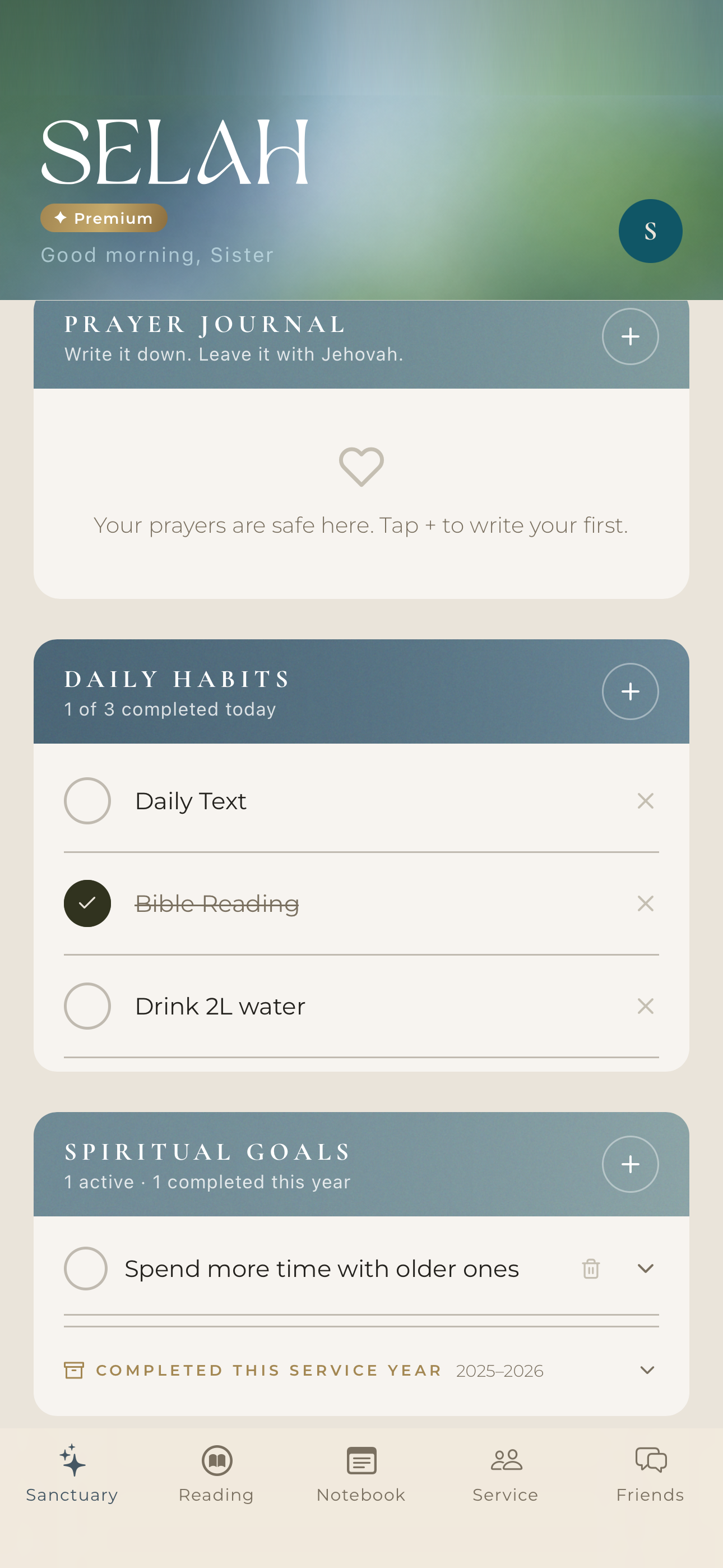 Sanctuary – Prayer & Habits