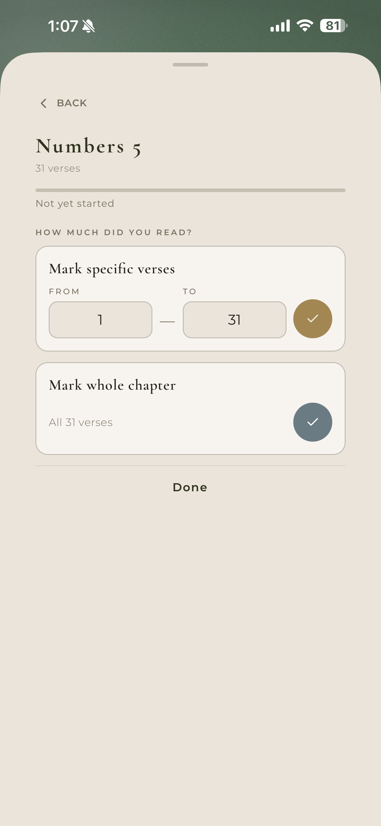 Reading – Mark Chapter